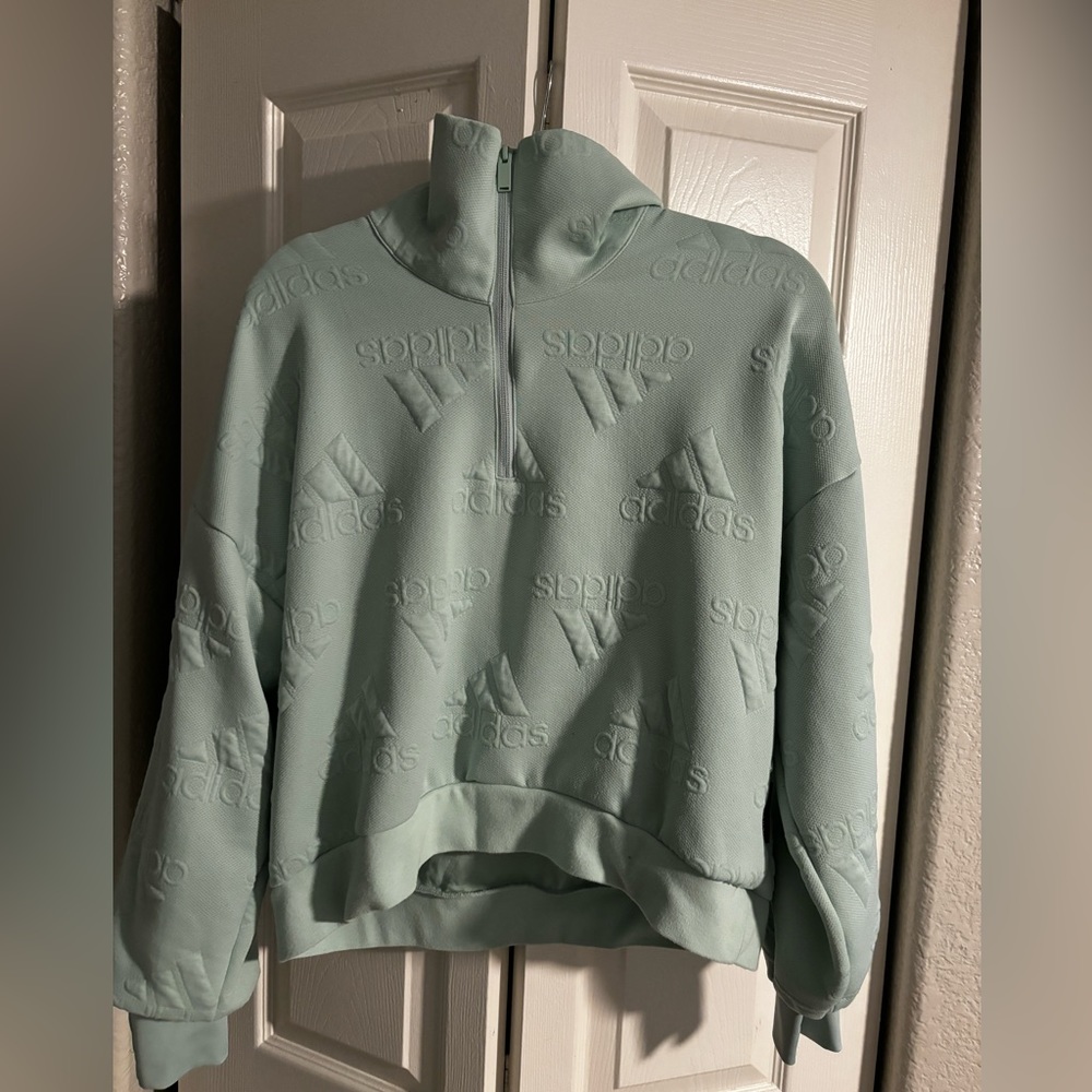 Cropped Adidas 1/4 zip